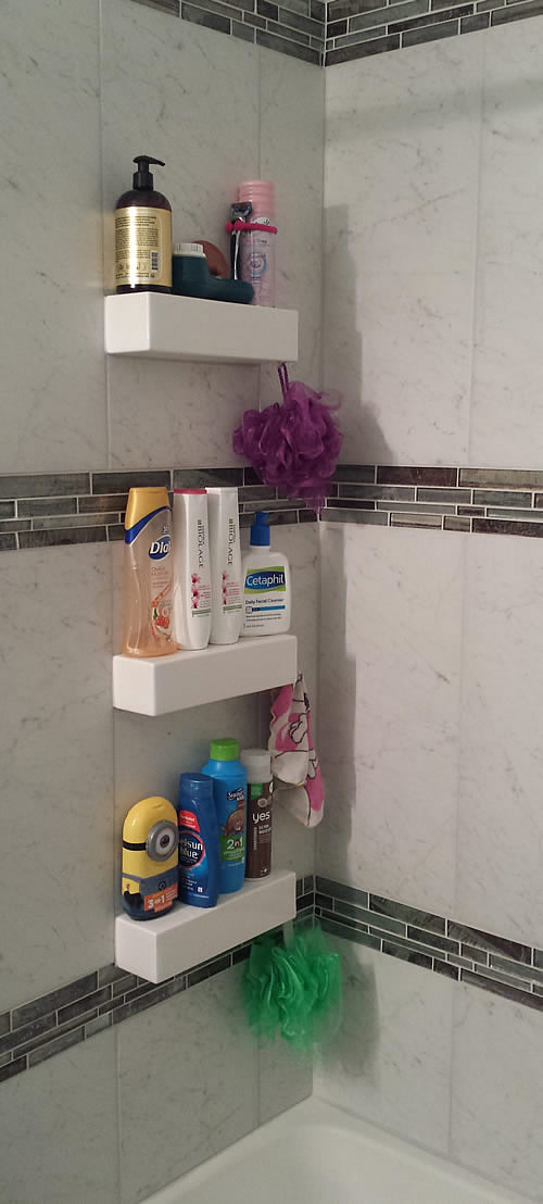 Shower Shelf Shampoo Niche Recessed Showering Shelves Niches